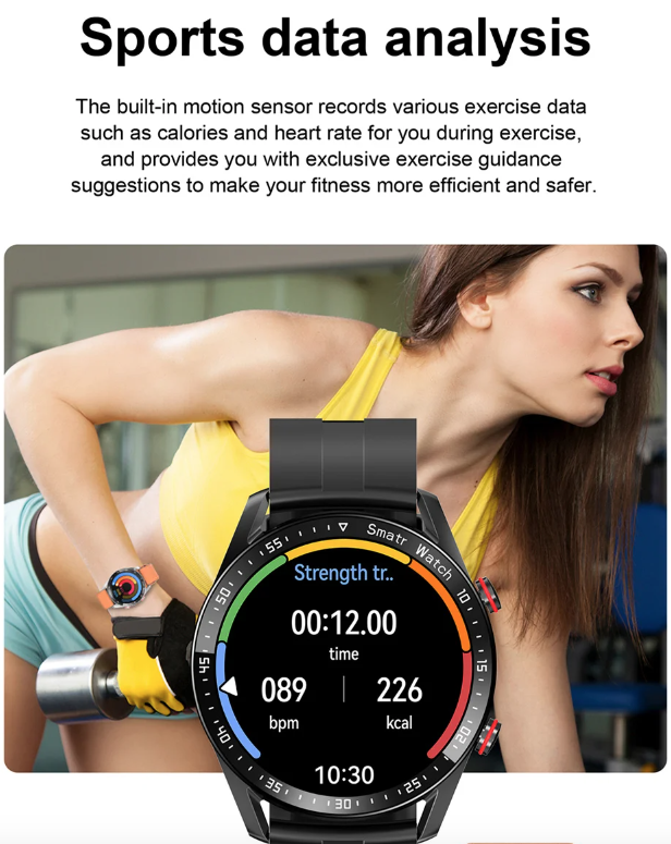 HW20 ECG+PPG Bluetooth Call Smart Watch