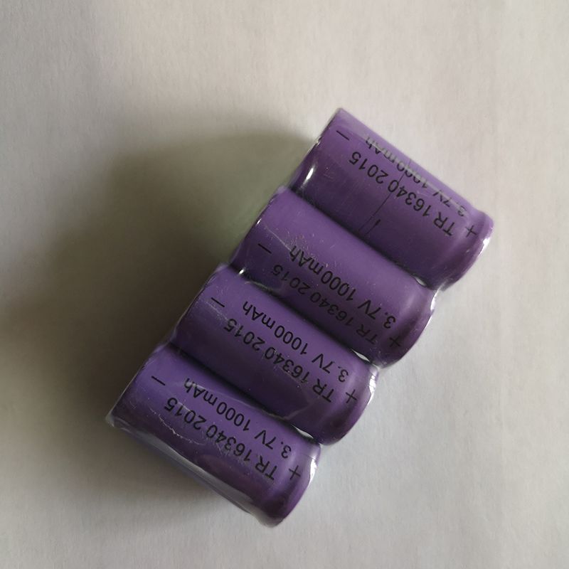 UltraFire TR 16340 1000mAh 3.7V Rechargeable Li-ion Battery High Capacity Eco-friendly for Gadgets