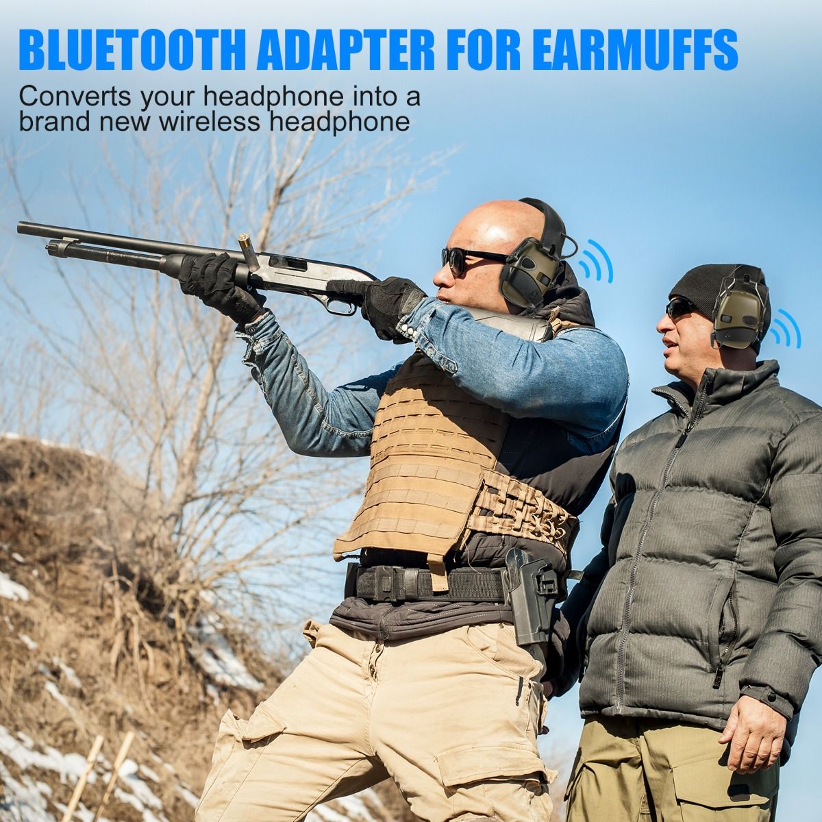 IMPACT SPORT Tactical Electronic Shooting Earmuff Outdoor Sports Hearing Protection with Sound Amplification
