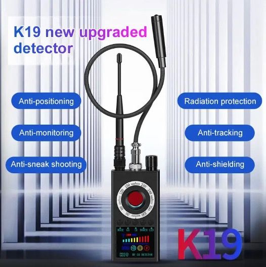 K19 Wireless RF Signal Detector GPS Tracker Compact Security Device for Privacy Protection and Surveillance Detection