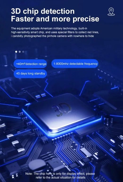 K19 Wireless RF Signal Detector GPS Tracker Compact Security Device for Privacy Protection and Surveillance Detection