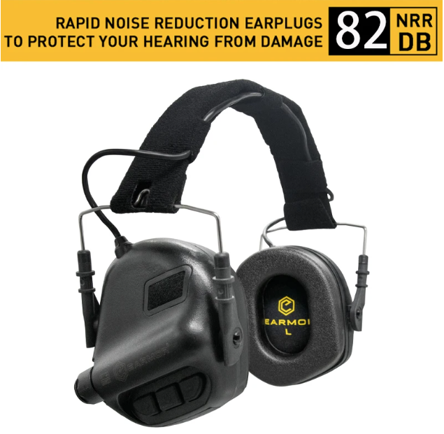 EARMOR M31 MOD4 Tactical Electronic Shooting Earmuffs Noise Reduction Hunting Gear with Comfortable Ear Cushion