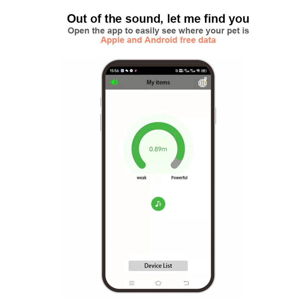 GPS Smart Waterproof Pet Locator Durable Real-Time Pet Tracking IP65 Waterproof Collar for Cats and Dogs