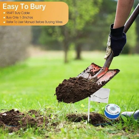 Electric Pet Fence Invisible Wireless Dog Fence System with Magnetic Field Induction Customizable Roaming Area