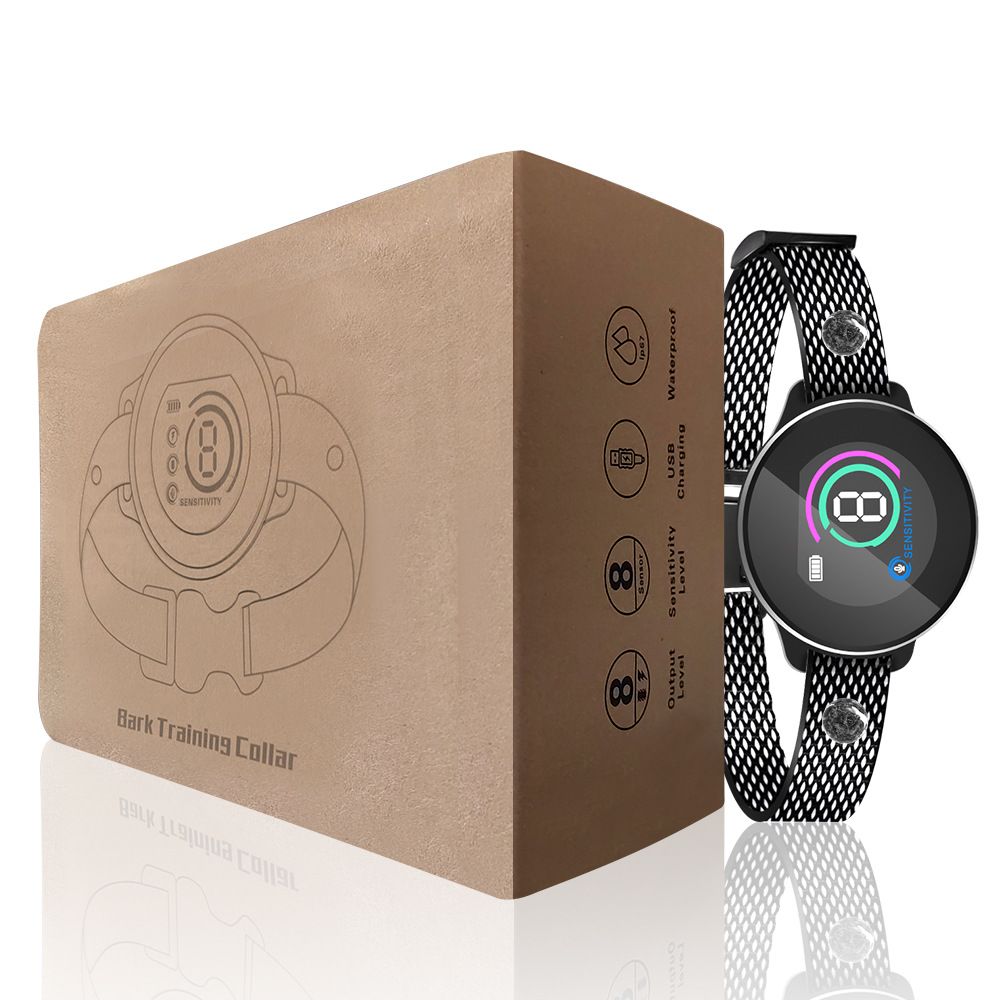 Color Screen Stopper Trainer with Bark Detection Algorithm Humane Dog Training Device for Effective Results