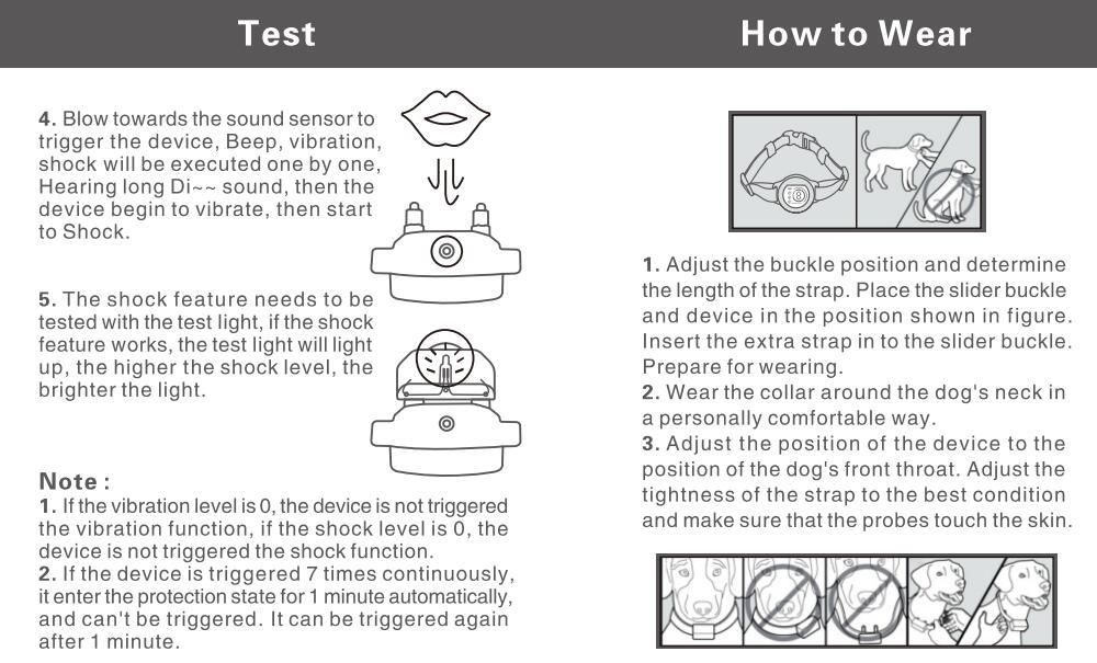 Color Screen Stopper Trainer with Bark Detection Algorithm Humane Dog Training Device for Effective Results
