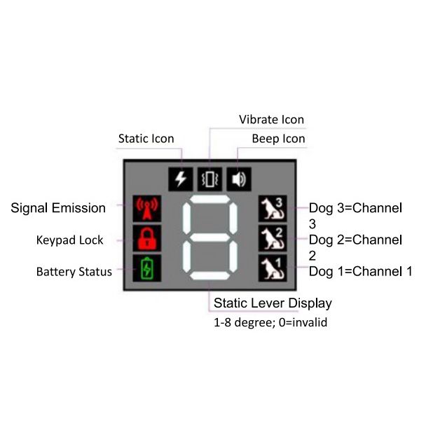 2021 New Dog Training Collar with Remote Safe Rechargeable Waterproof Shock Collar for All Breeds Adjustable
