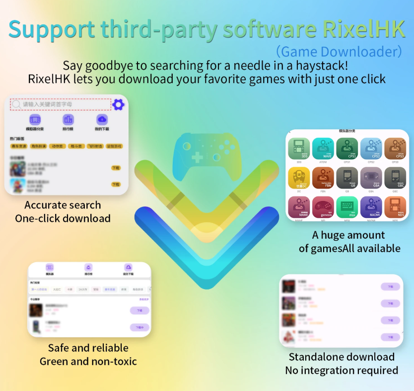 ANBERNIC RG40XX H Handheld Game Console Linux 64-bit System 4.0 inch IPS 3200mAh Retro Video Gaming Console