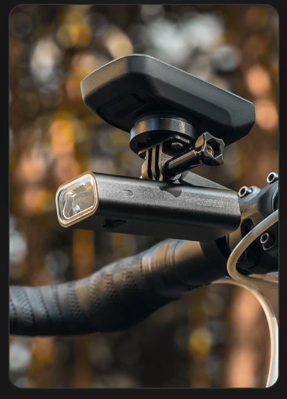 ROCKBROS RHL-1000LUMEN Bike Front Light Rainproof LED Cycling Headlight Type-C Rechargeable for Night Riding