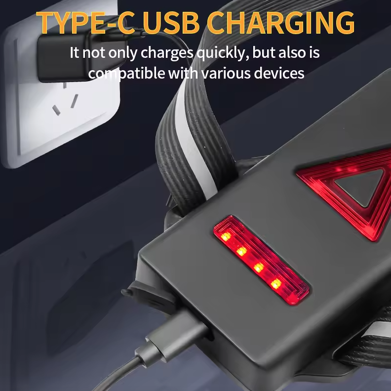 Outdoor Night Running Lights LED Chest Light Back Warning Light 90° Adjustable Beam Angle Waterproof Ultra Bright SafetyLamp 