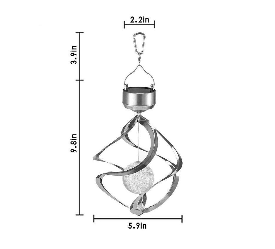 Enchanting Solar Lights Outdoor Decorations Wind Chimes LED Color Changing for Garden Parties Durable Design