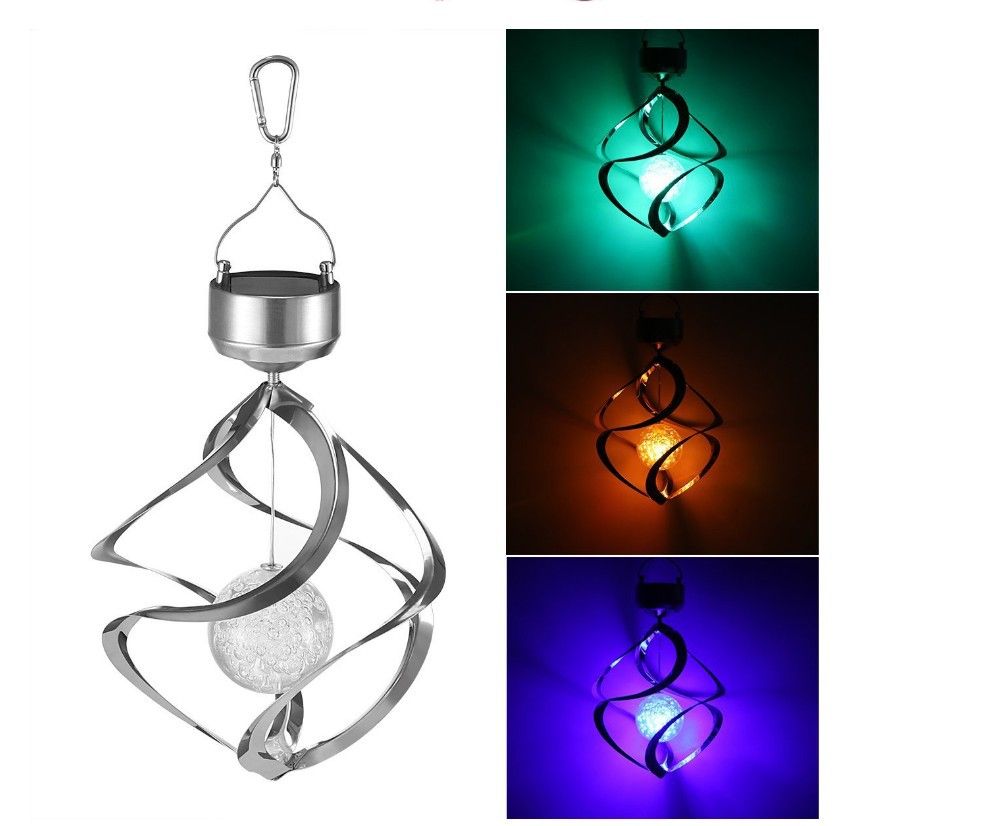 Enchanting Solar Lights Outdoor Decorations Wind Chimes LED Color Changing for Garden Parties Durable Design