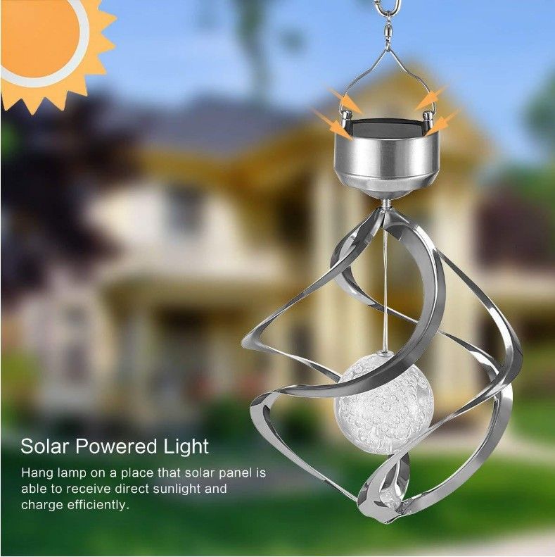 Enchanting Solar Lights Outdoor Decorations Wind Chimes LED Color Changing for Garden Parties Durable Design