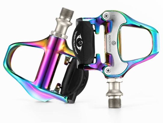 ROCKBROS SPD-SL Road Bike Pedals Ultralight Aluminium Self-locking Cycling Pedals for Enhanced Stability