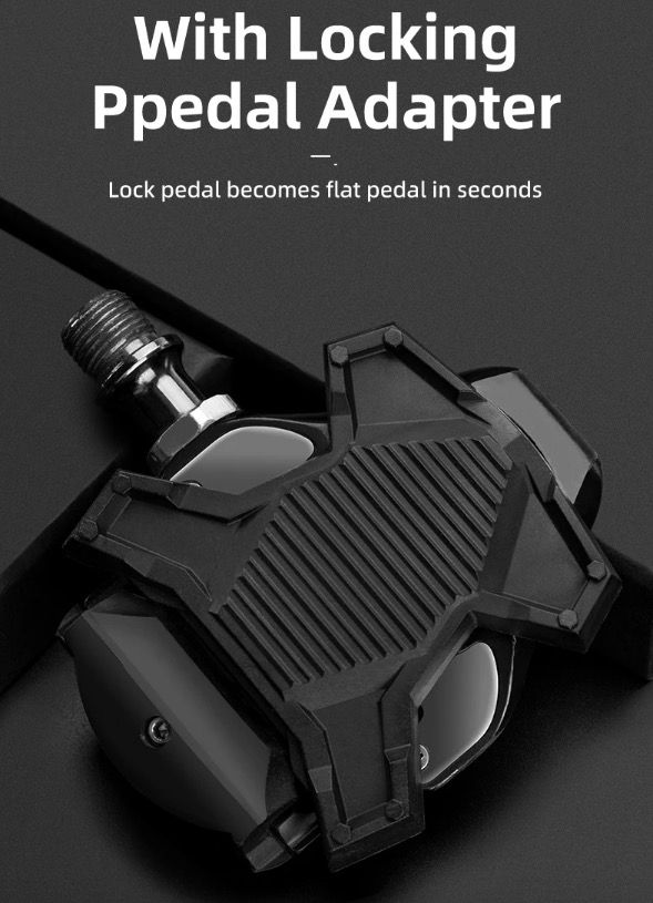 ROCKBROS SPD-SL Road Bike Pedals Ultralight Aluminium Self-locking Cycling Pedals for Enhanced Stability