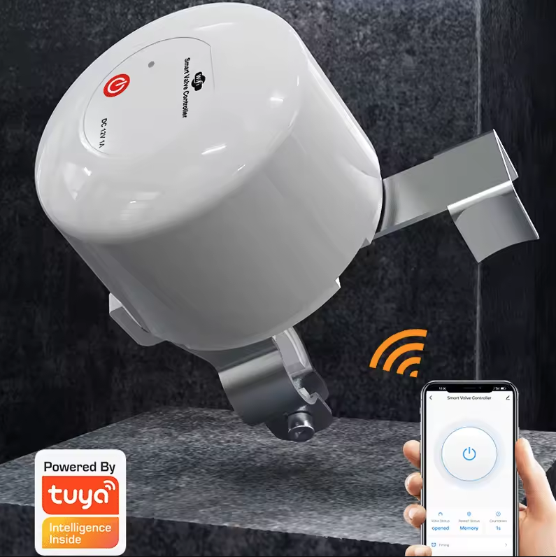 Tuya WiFi Water Valve Gas Shutoff Ball Valve Timer Smart Faucet Controller Remote Manipulator Support