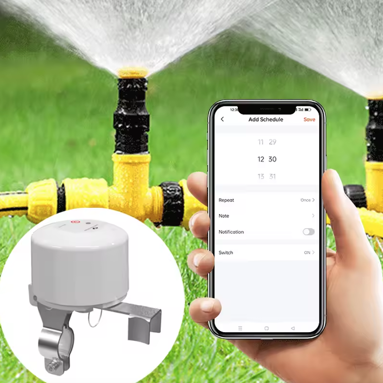 Tuya WiFi Water Valve Gas Shutoff Ball Valve Timer Smart Faucet Controller Remote Manipulator Support