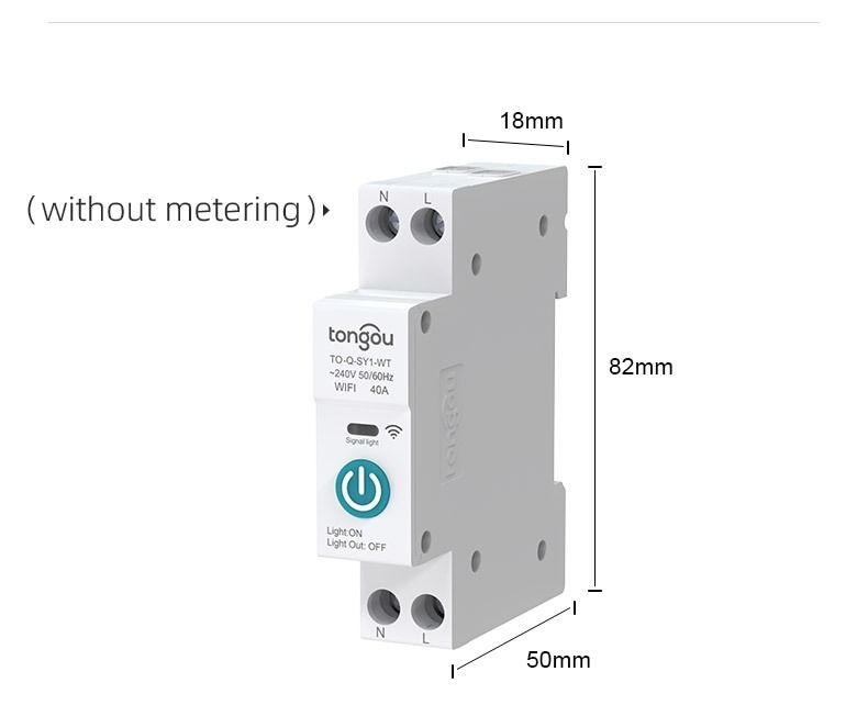 TUYA WIFI Smart Circuit Breaker for Smart Home wireless Remote Control Switch by APP TONGOU