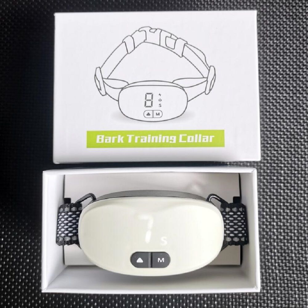 Automatic Anti Barking Dog Collar Rechargeable Effective Dog Training Collar Waterproof Dual Training Modes