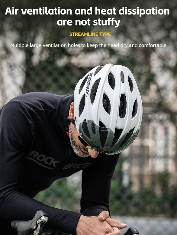 ROCKBROS ULTRALIGHT Bicycle Helmet Shock Resistant Breathable for MTB Road Cycling with Ventilation System