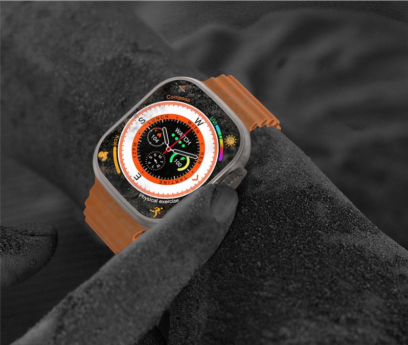 49mm Smart Watch Ultra 9 Bluetooth Call NFC Compass GPS Route Track Ip68 Smartwatch