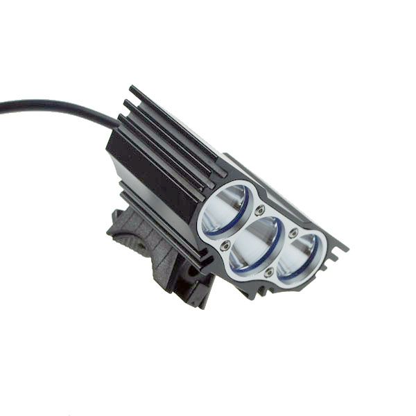 Solarstorm X3 Bicycle Headlight 3000 Lumens U2 LEDs 4 Modes Durable Rechargeable for Urban Riding and Mountain Biking