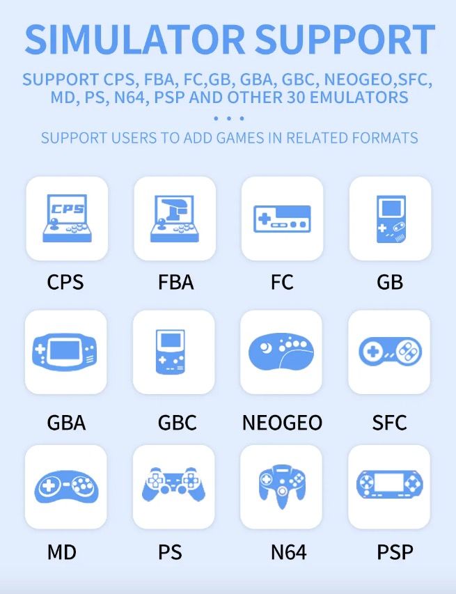 POWKIDDY X55 Handheld Game Console Retro Gaming 5.5 Inch Screen IPS Display RK3566 Processor Gaming on the Go