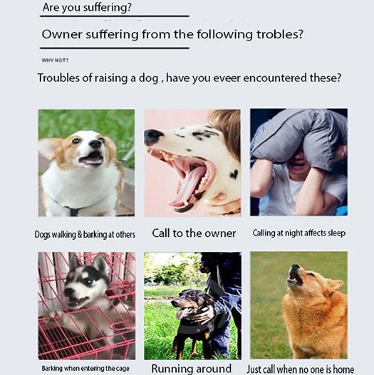 Pet Wireless Electronic Fence Smart Dog Training Device Two-in-One Ergonomic Anti-Barking Collar 2025