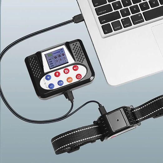 Pet Wireless Electronic Fence Smart Dog Training Device Two-in-One Ergonomic Anti-Barking Collar 2025